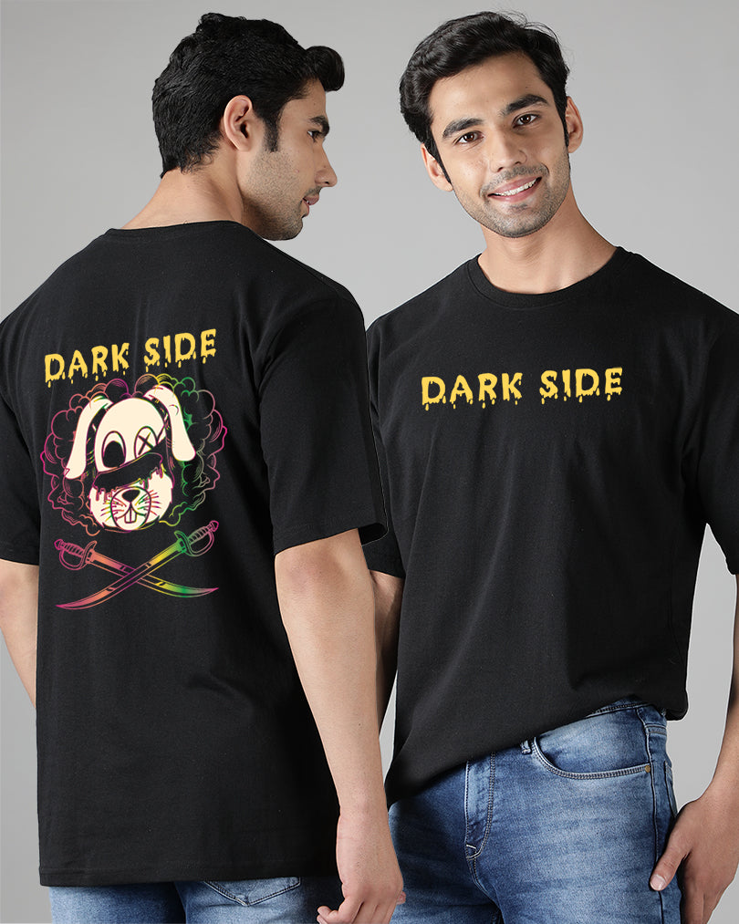Dark Side Streetwear Oversized Men's Tshirt