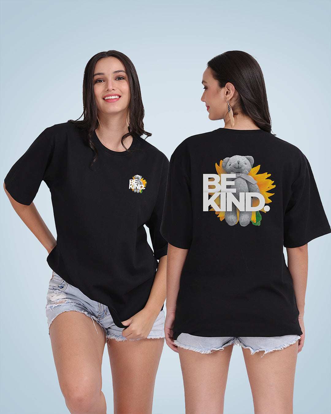 Sunflower Be Kind Oversized Women Tshirt