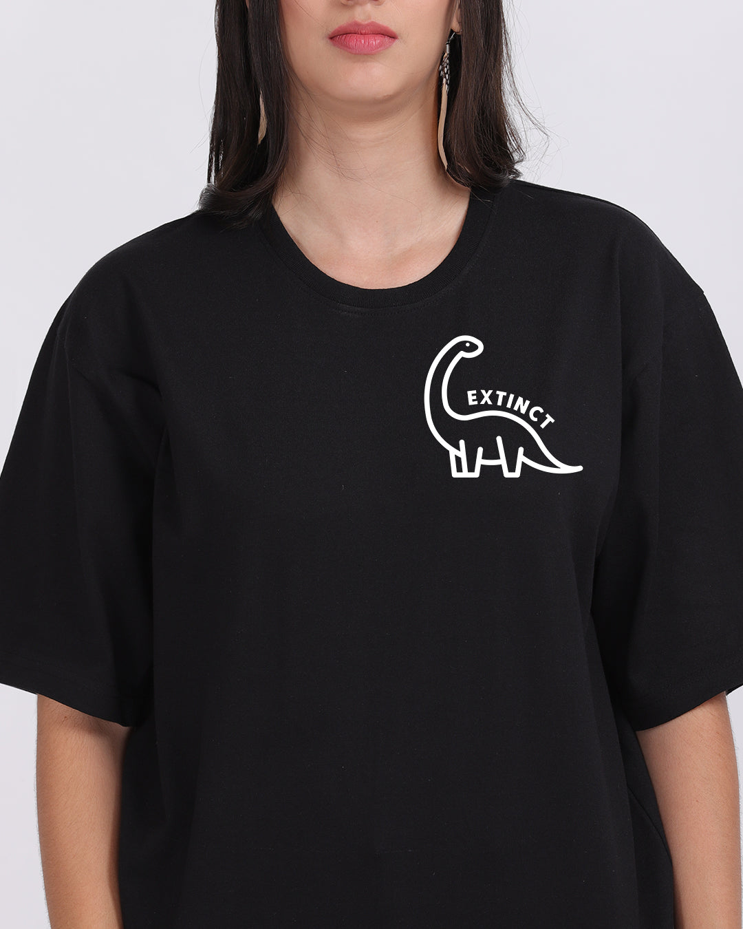 Extinct Oversized Women Tshirt