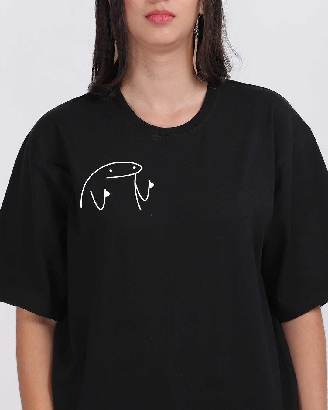 Meme Oversized Women Tshirt