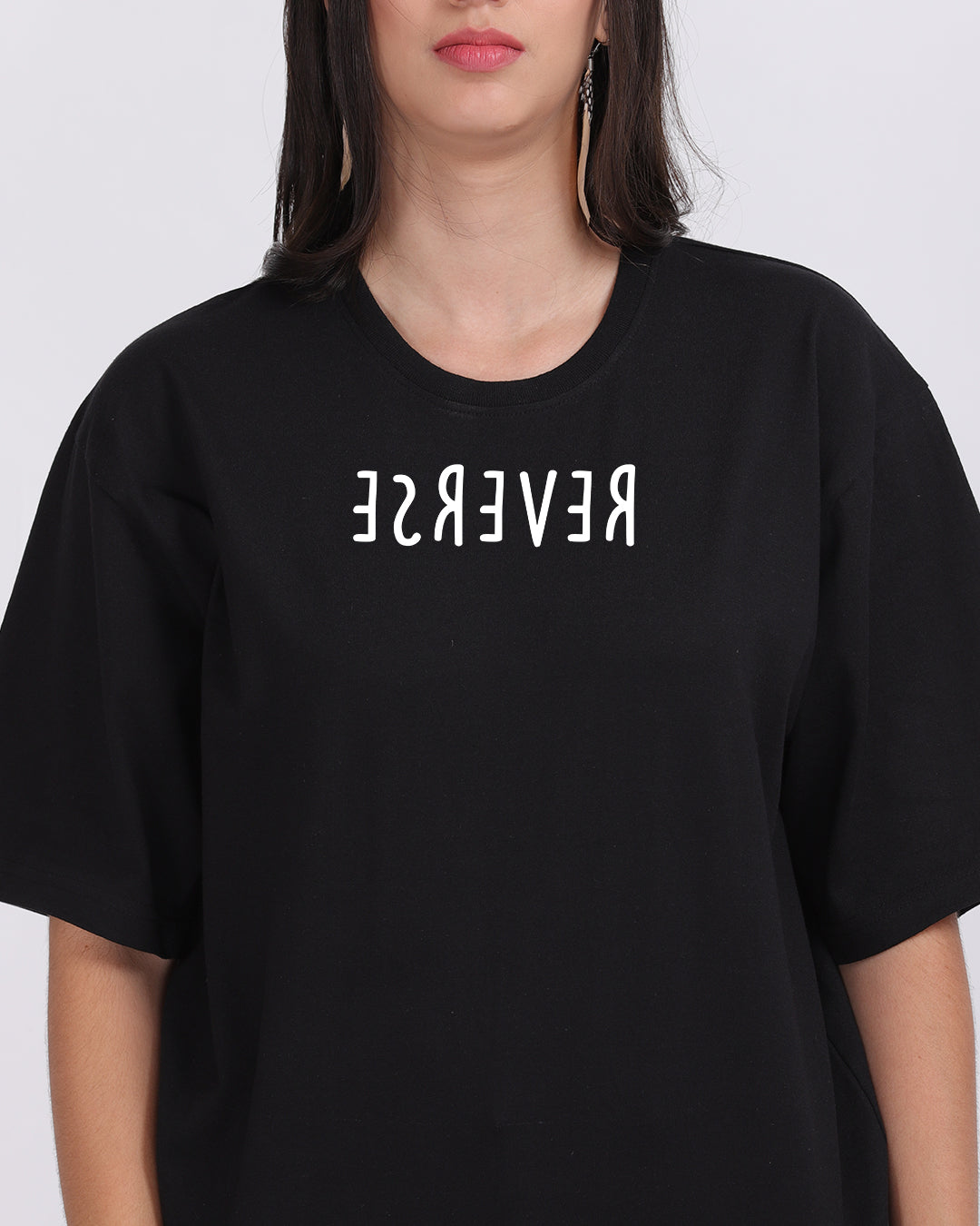Reverse Oversized Women Tshirt