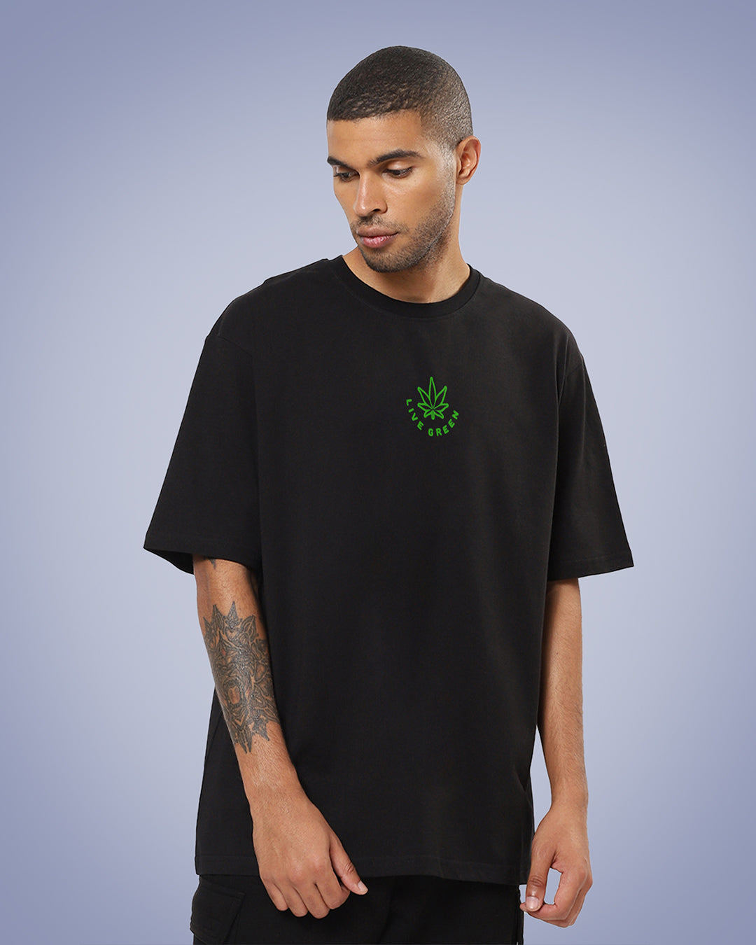 Lost In Green Oversized Men's Tshirt