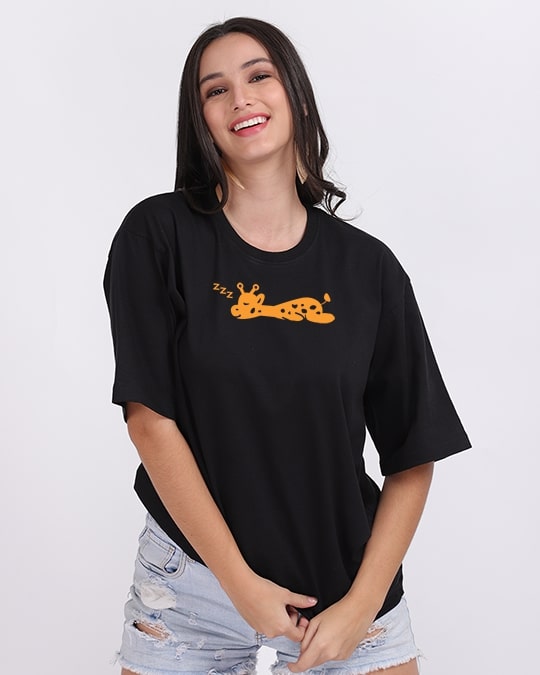 Giraffe Oversized Women Tshirt