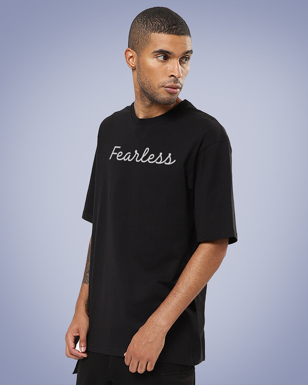 Fearless Flower Oversized Men's Tshirt