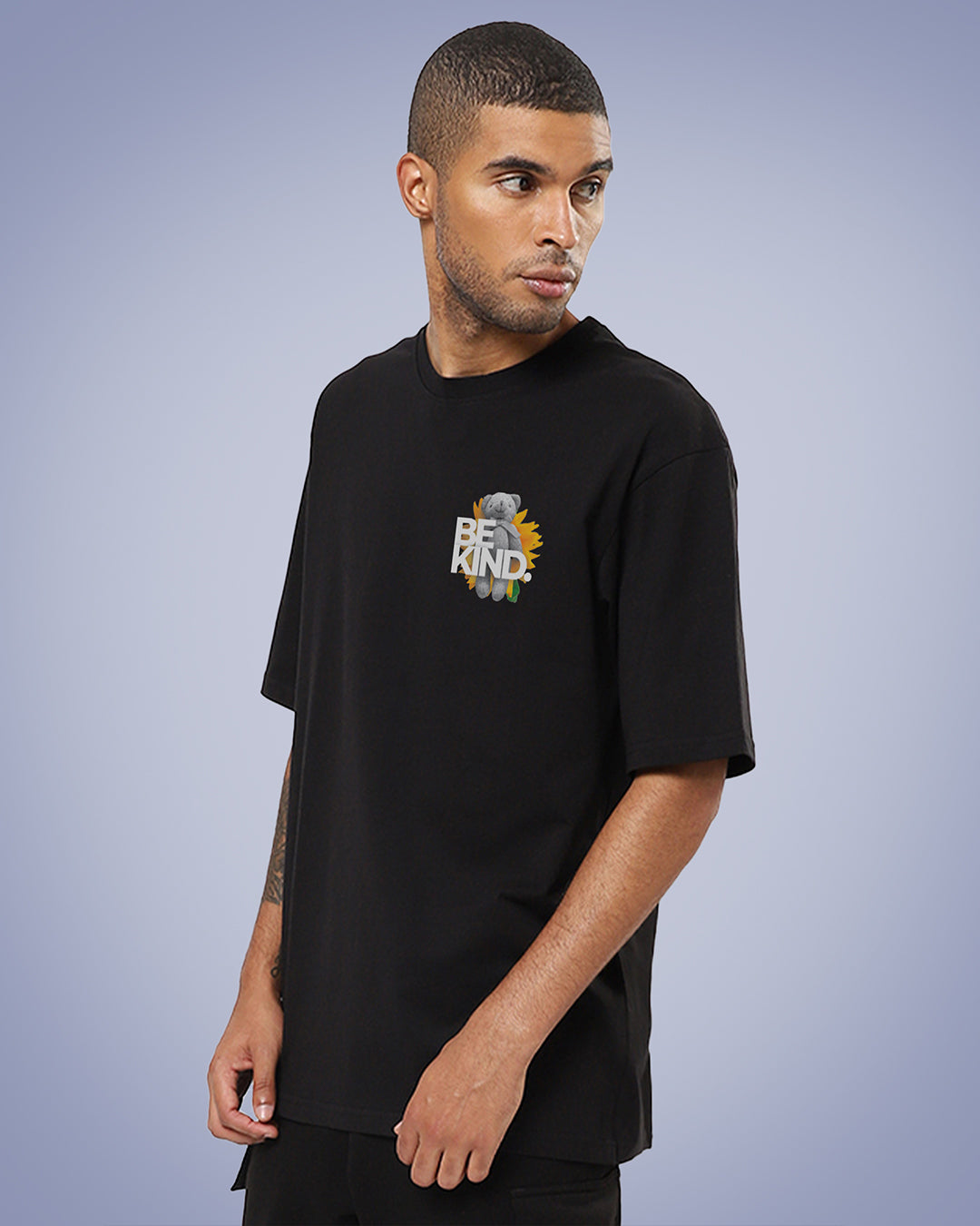 Sunflower Be Kind Oversized Men's Tshirt