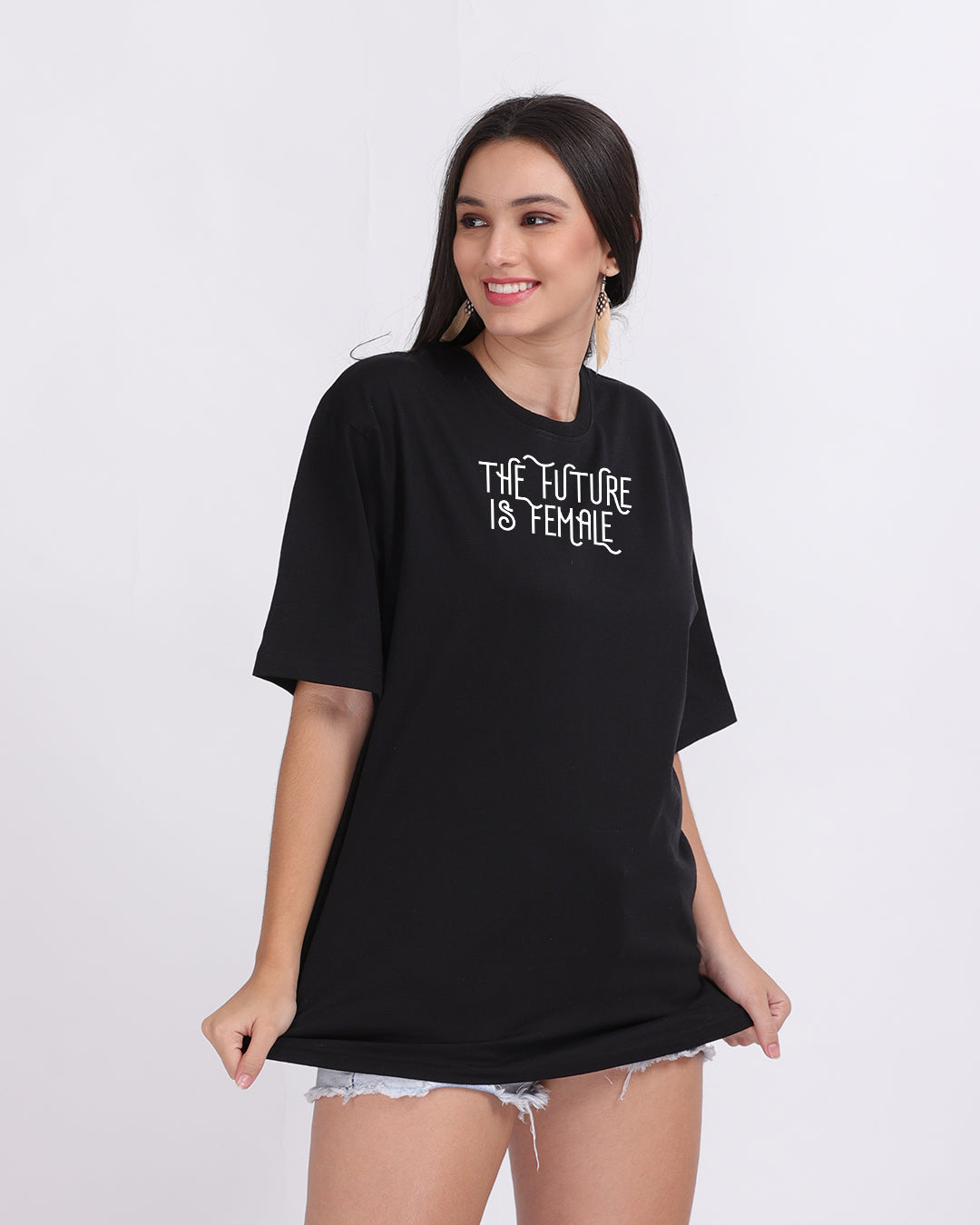 Future Female Oversized Women Tshirt