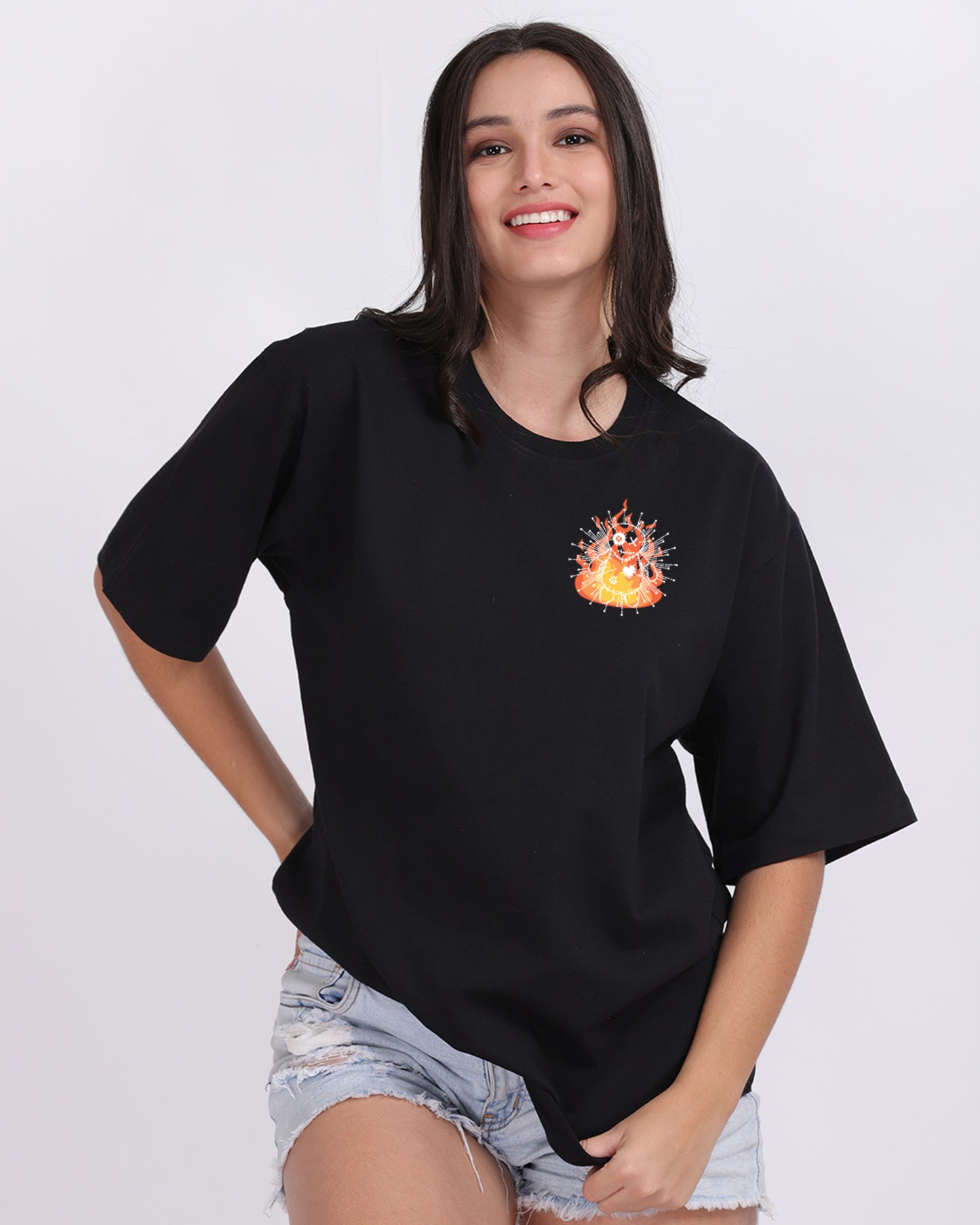 Don't Lose Your Fire Oversized Women Tshirt