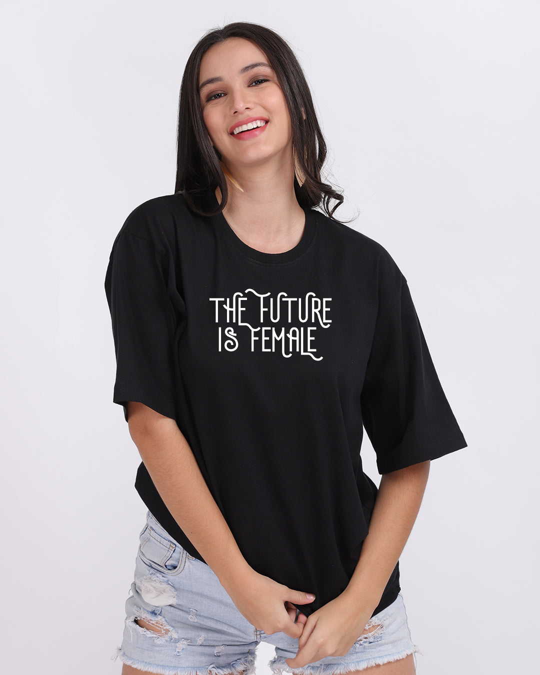 Future Female Oversized Women Tshirt