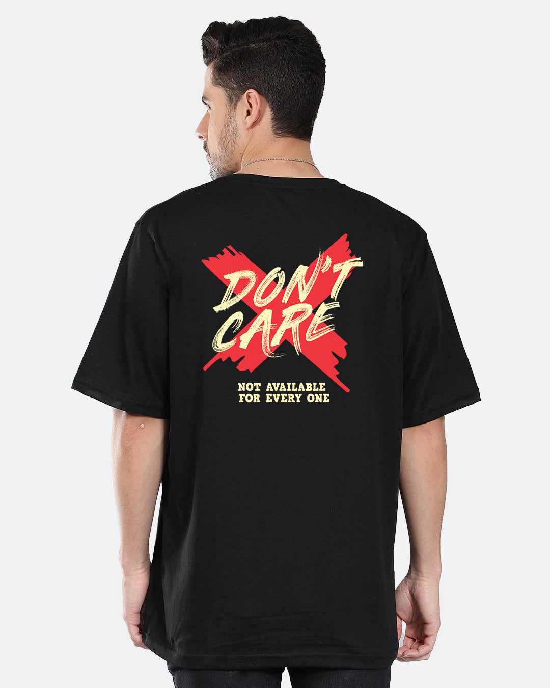Don't Care Oversized Men's Tshirt