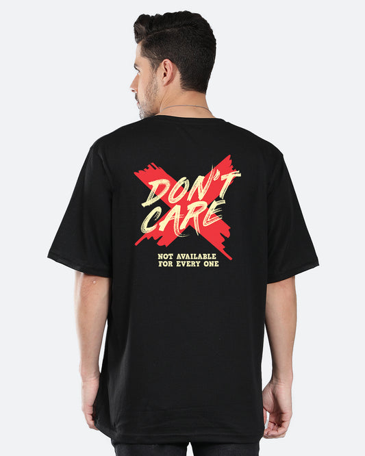 Don't Care Oversized Men's Tshirt