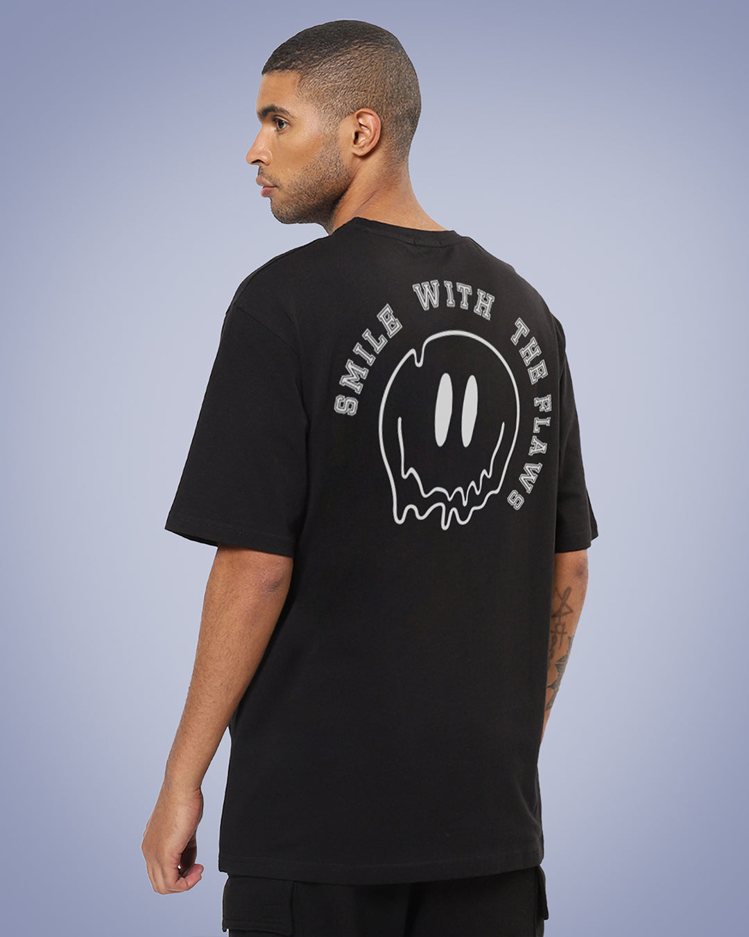 Smile With Flaws Oversized Men's Tshirt