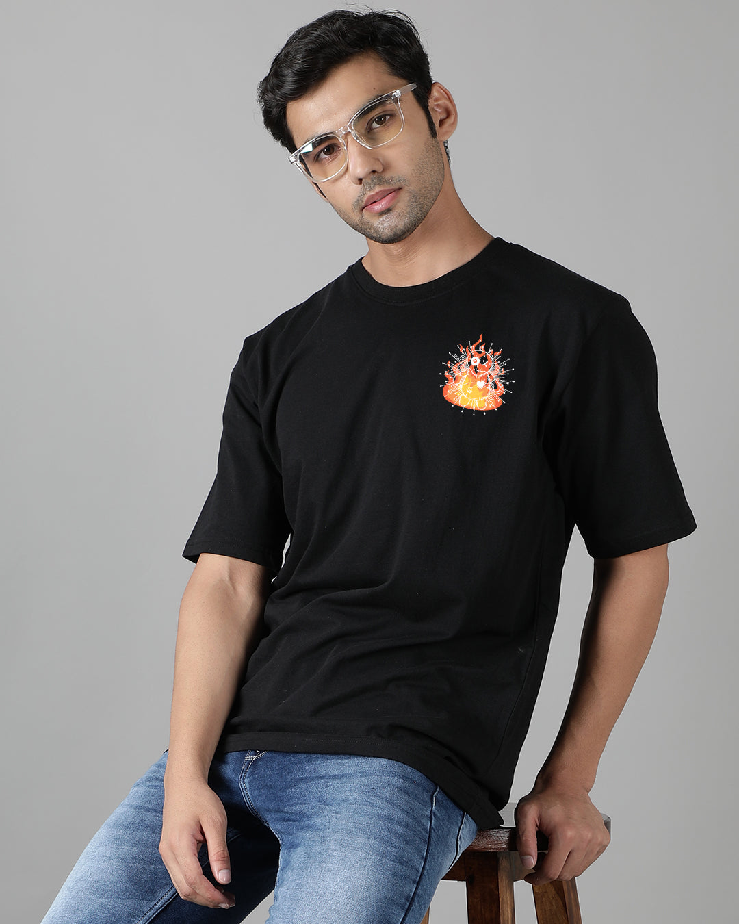 Don't Loss Your Fire Streetwear Oversized Men's Tshirt