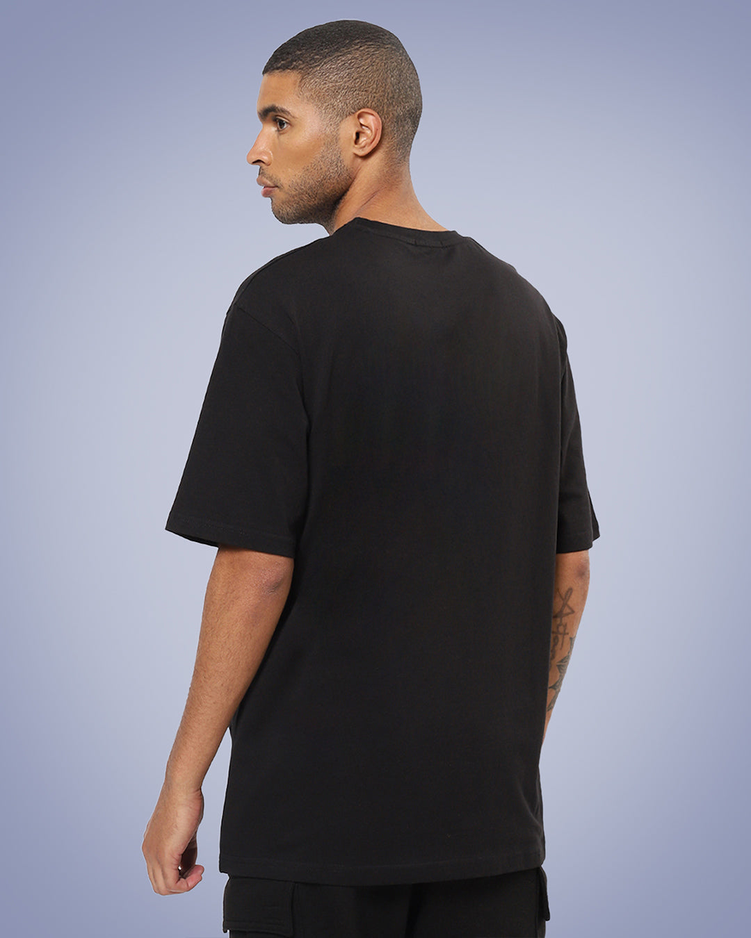 Symmetric Wolf Oversized Men's Tshirt