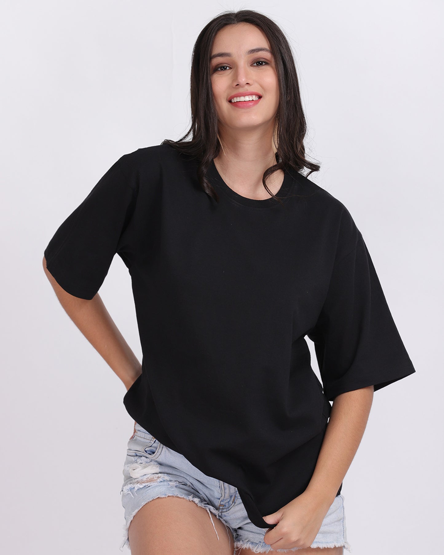 Colourful Skull Oversized Women Tshirt