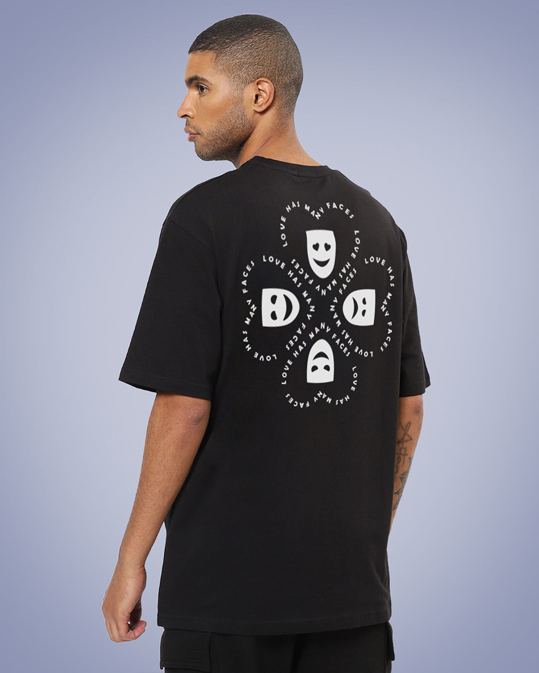 Love Has Many Faces Oversized Men's Tshirt
