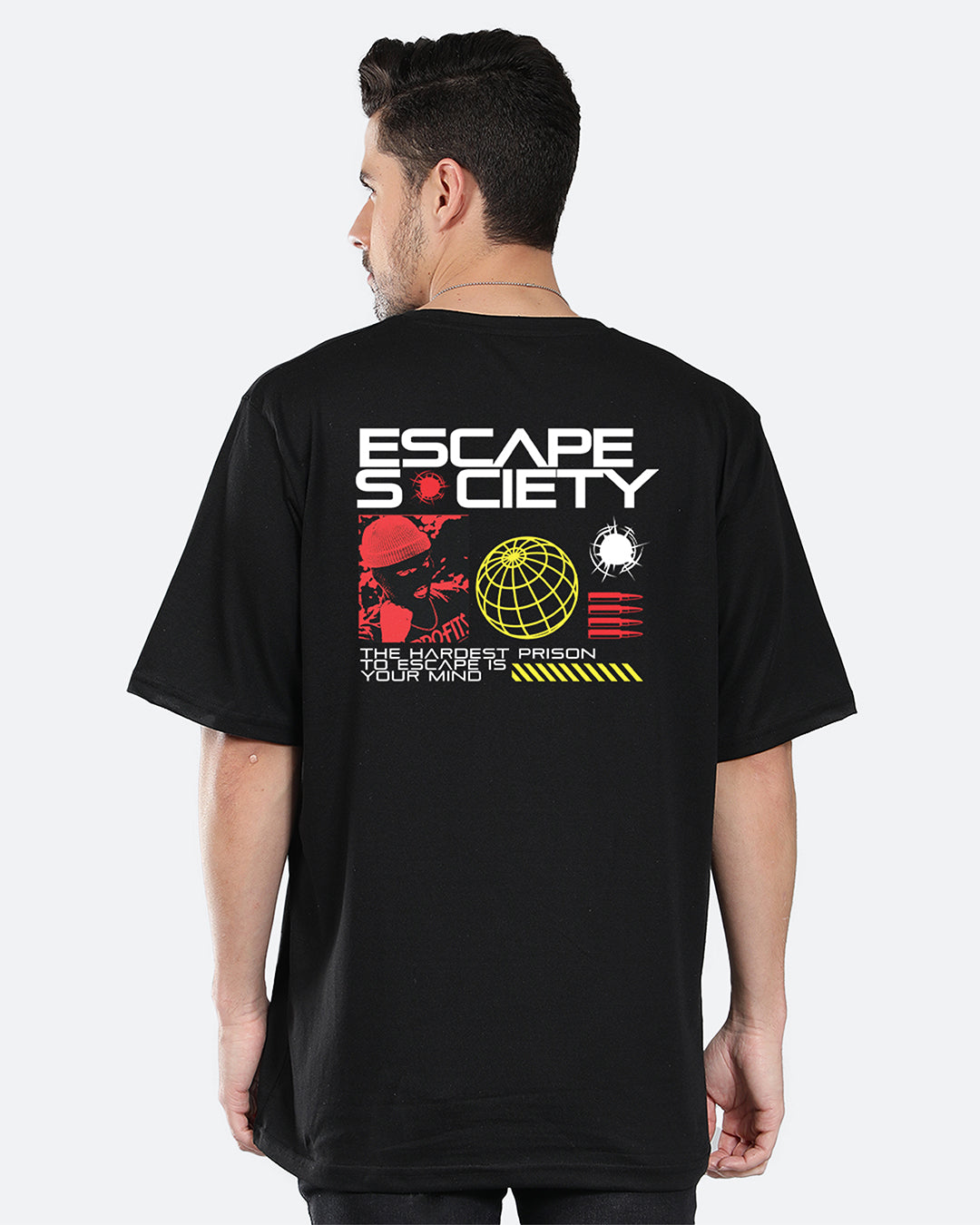 Eacape Society Oversized Men's Tshirt