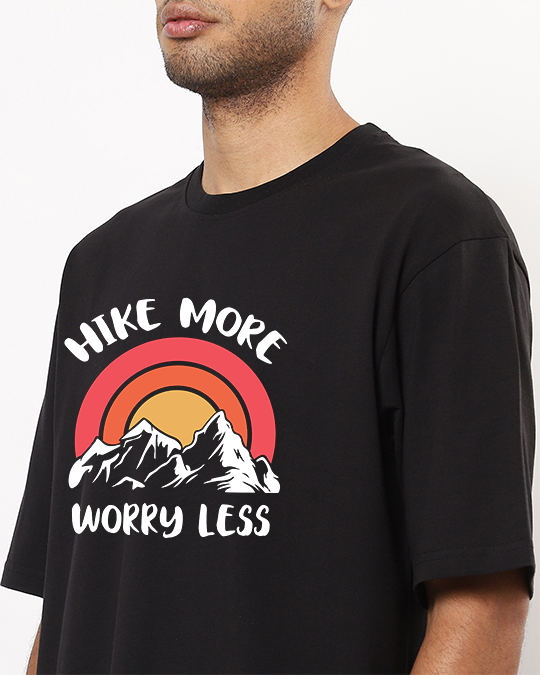 Hike More Oversized Men's Tshirt