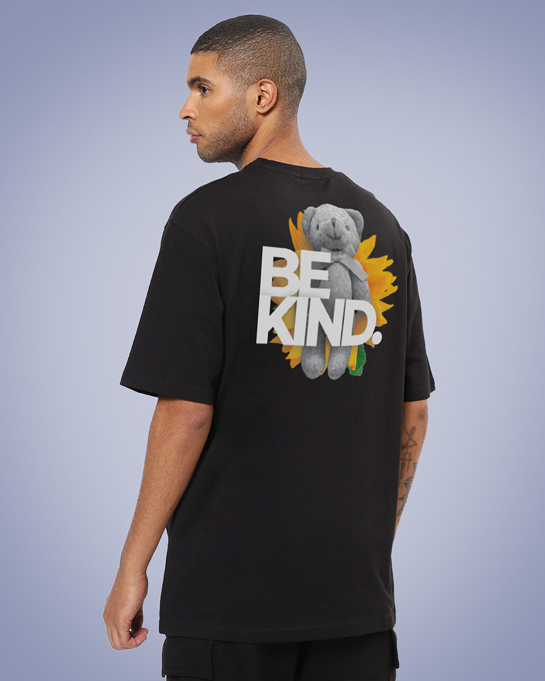 Sunflower Be Kind Oversized Men's Tshirt