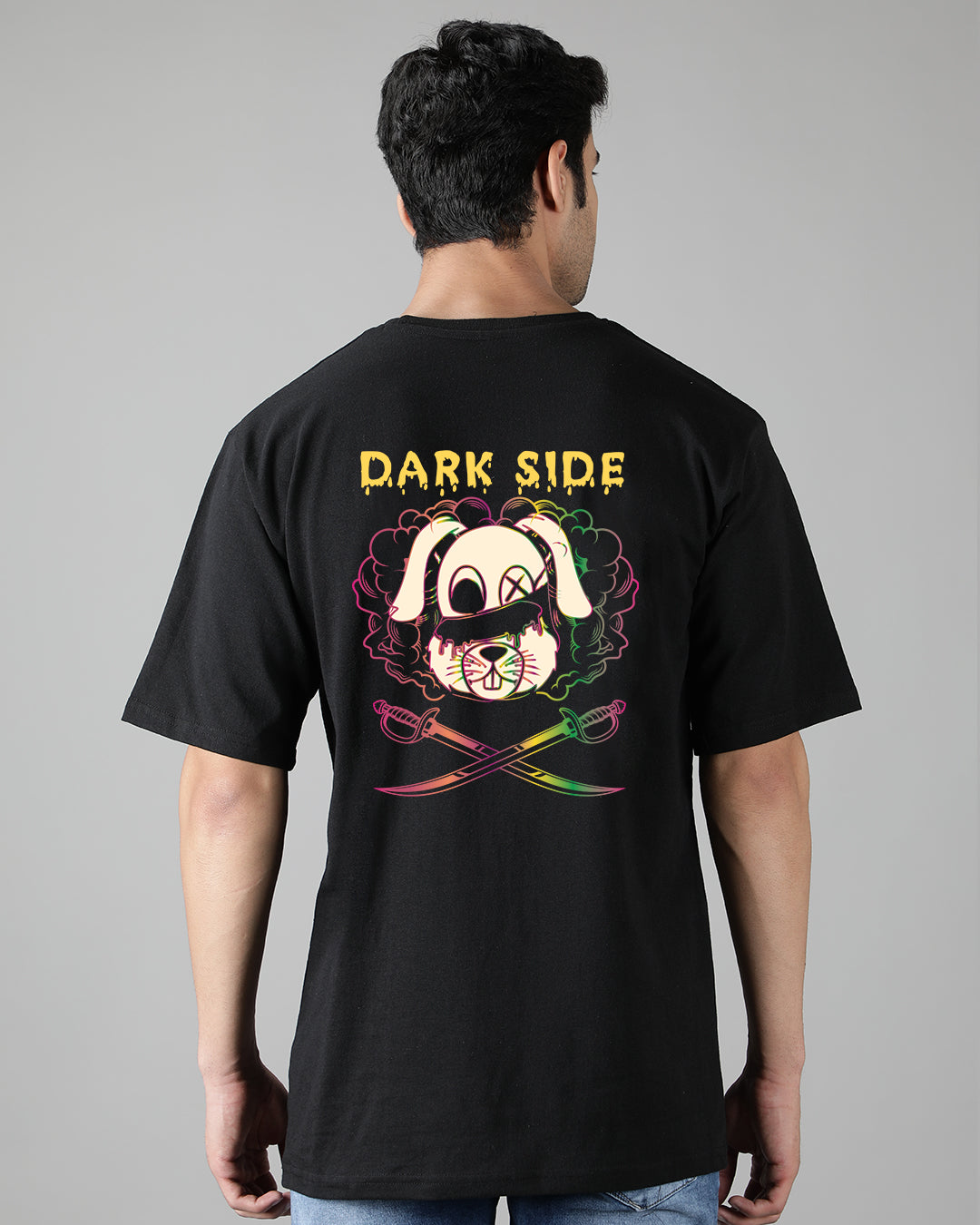 Dark Side Streetwear Oversized Men's Tshirt