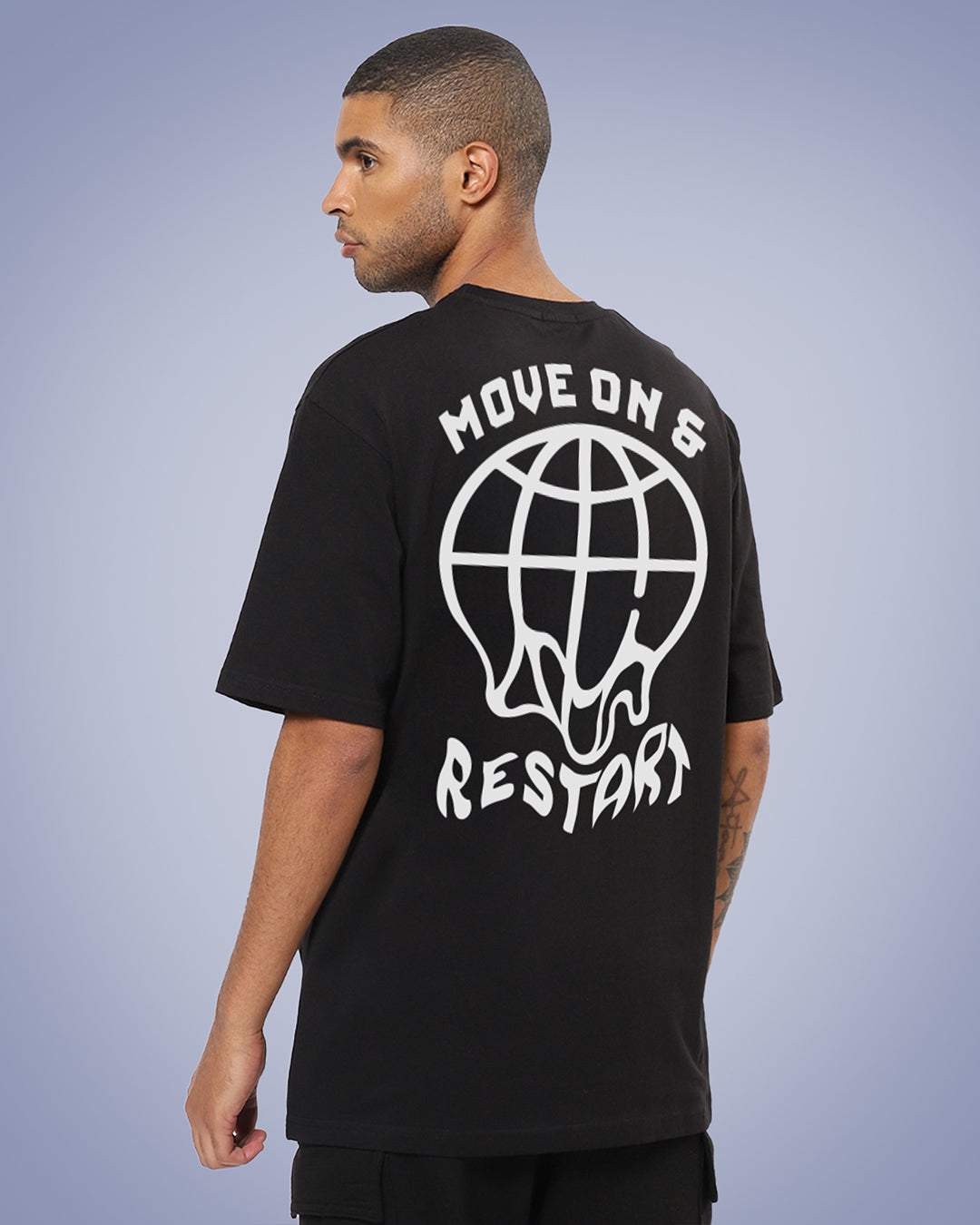 Move On Oversized Men's Tshirt