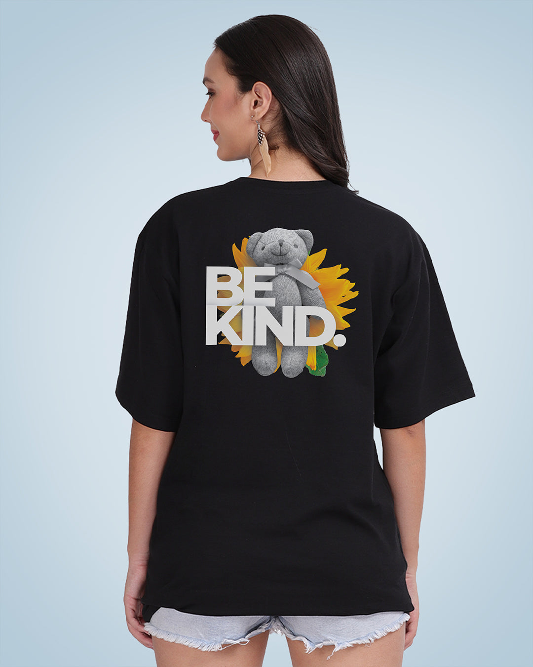 Sunflower Be Kind Oversized Women Tshirt