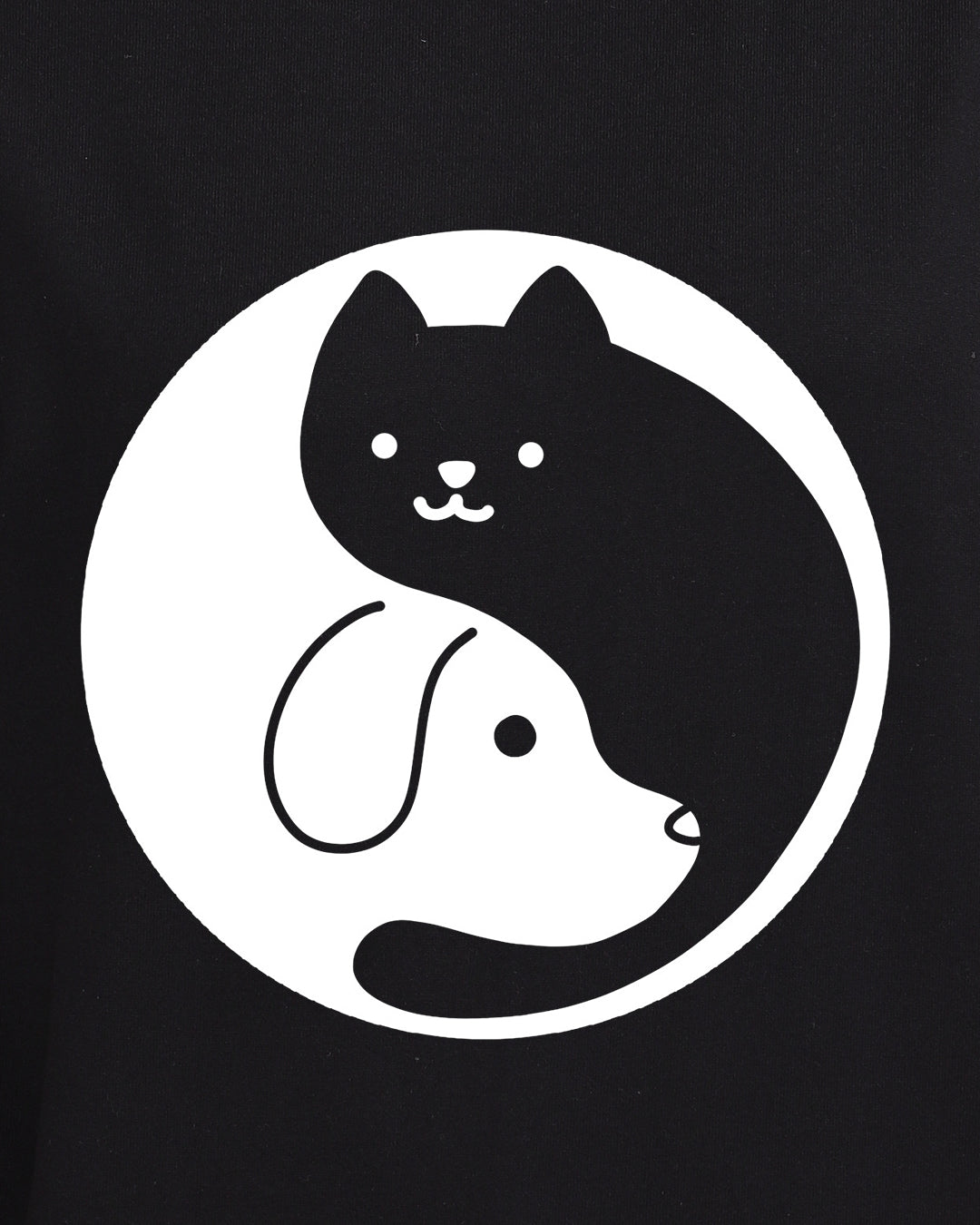 Cat Dog Oversized Women Tshirt