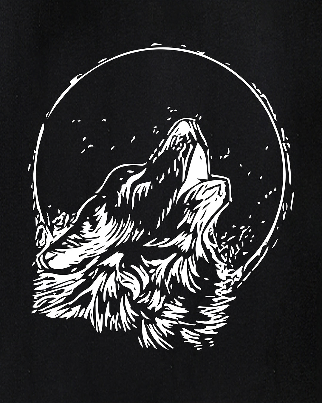 Wolf Oversized Women Tshirt