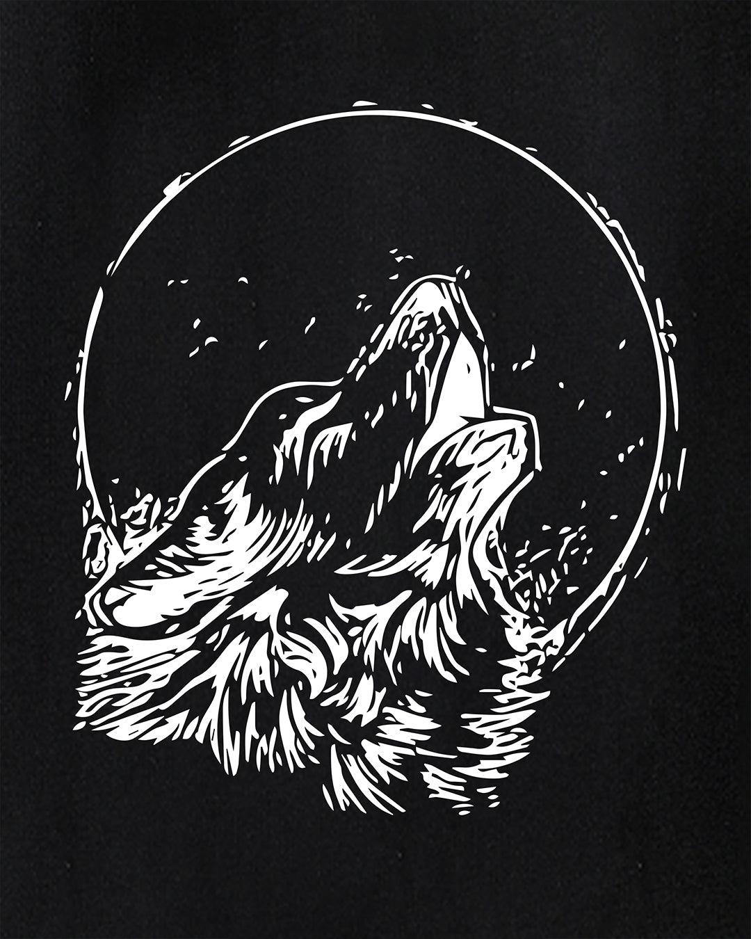 Wolf Oversized Men's Tshirt