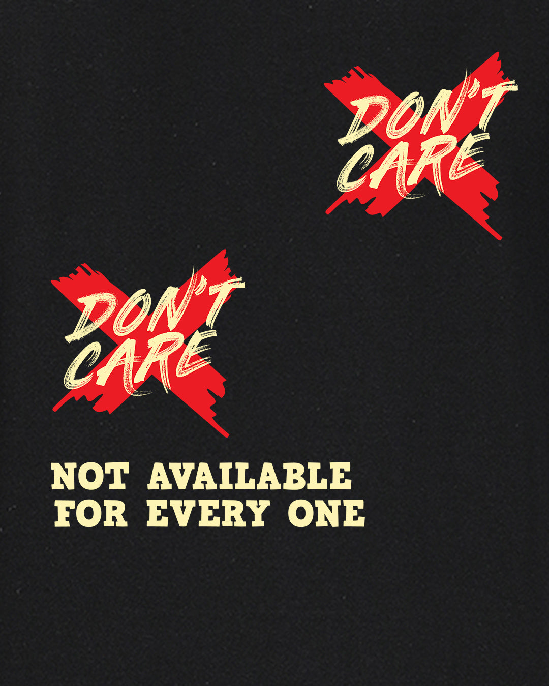Don't Care Oversized Men's Tshirt