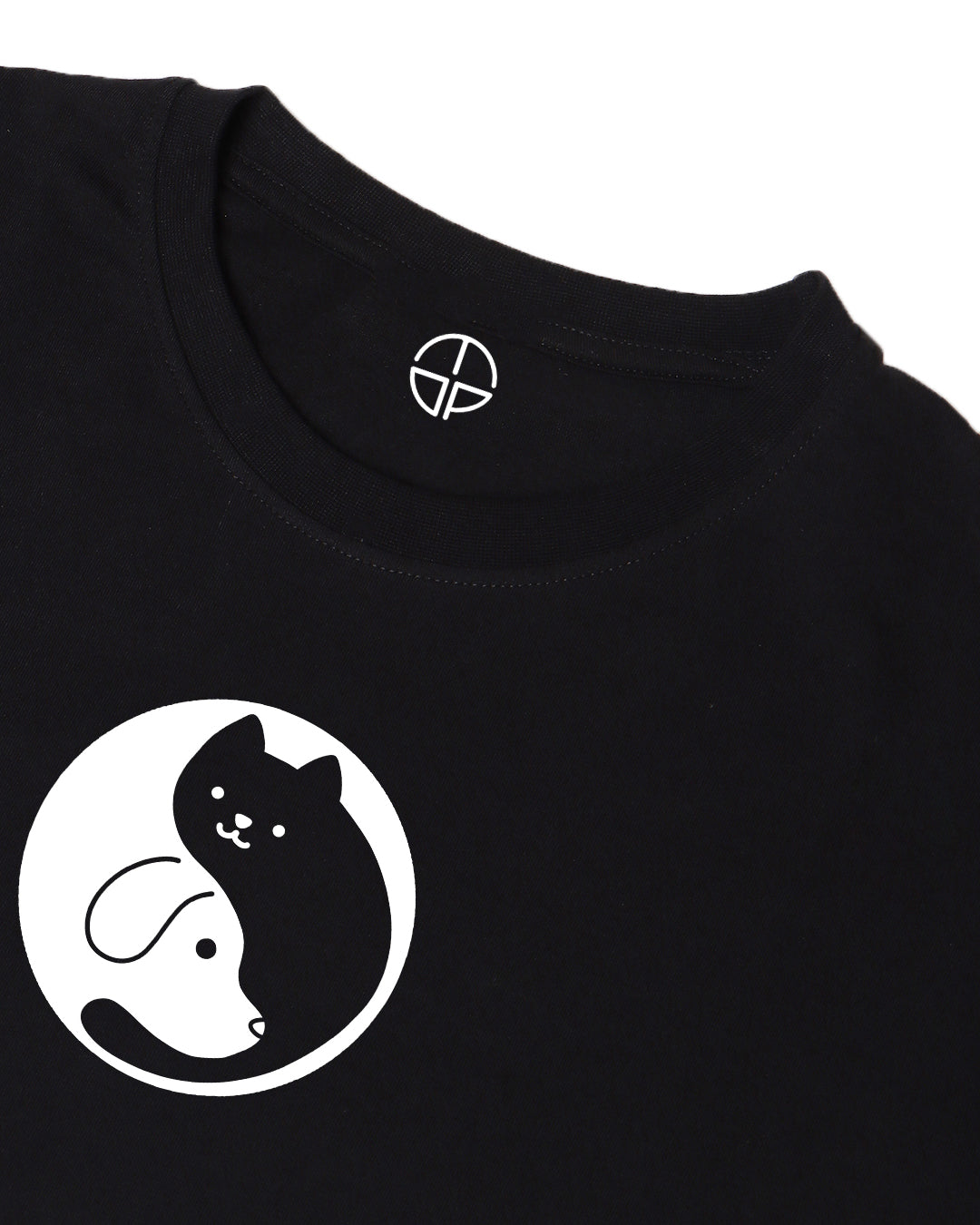 Cat Dog Oversized Men's Tshirt