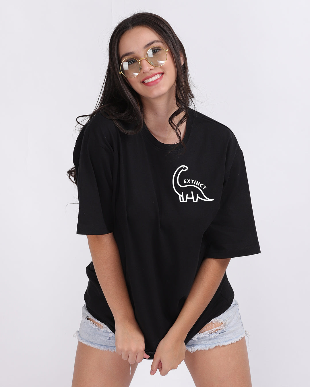 Extinct Oversized Women Tshirt