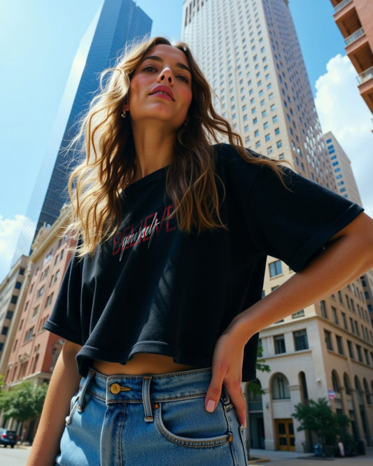 Believe In Yourself Crop Top Women
