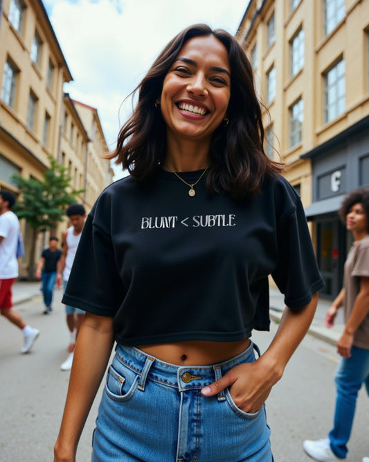 Blunt & Subtle Crop Top Women