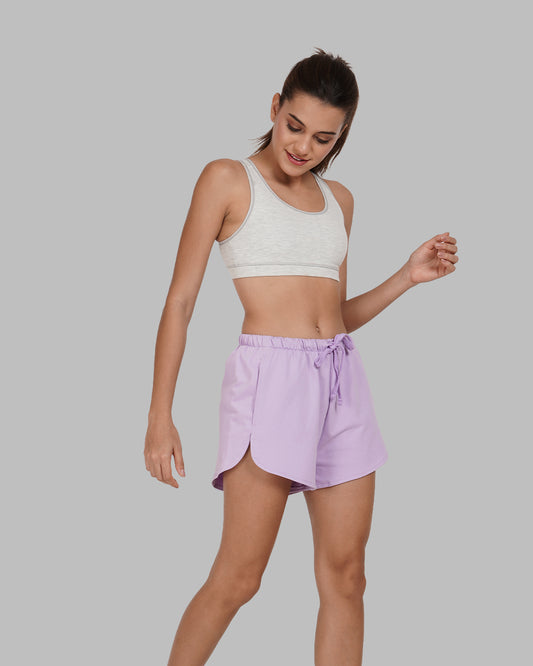 Lavender Women Shorts