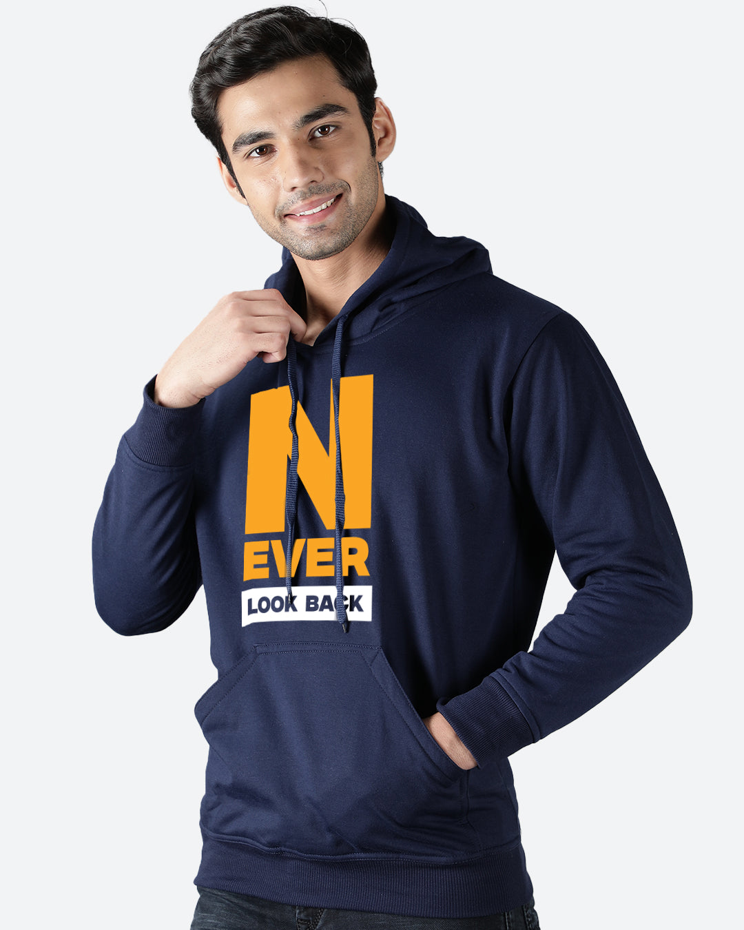 Never Look Back Men's Hoodie