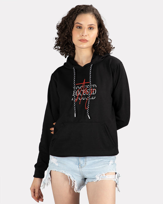 Stay Focused Women Hoodie