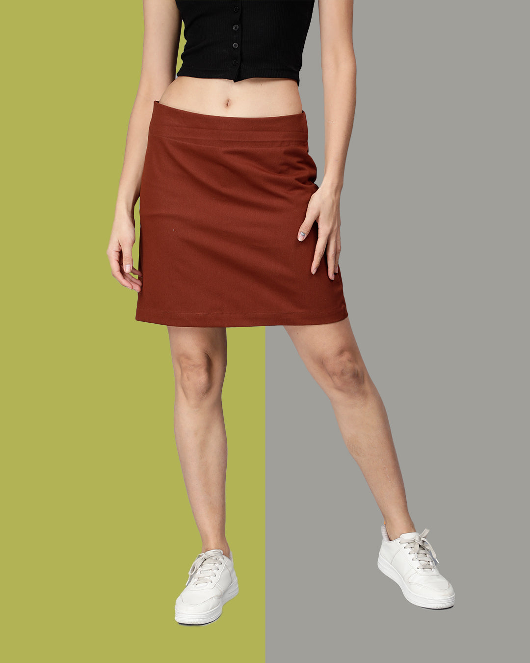 Brown Date Night Skirt Women