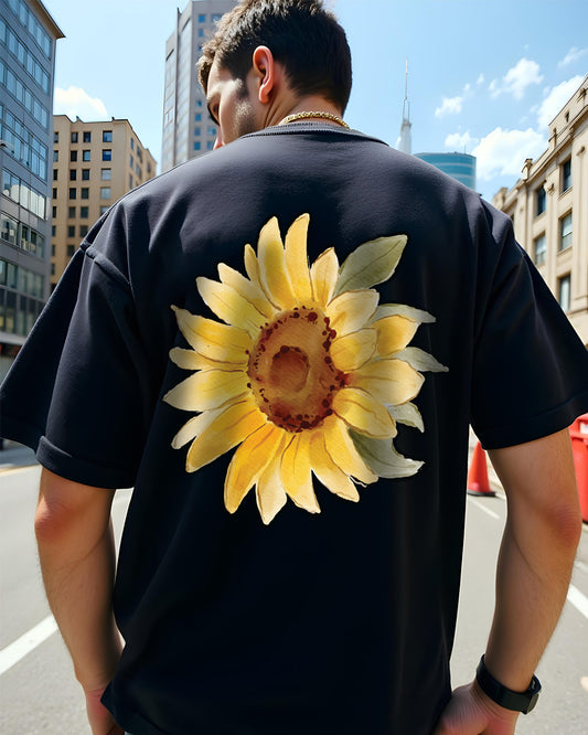Waterpatch Sunflower Oversized Men's Tshirt