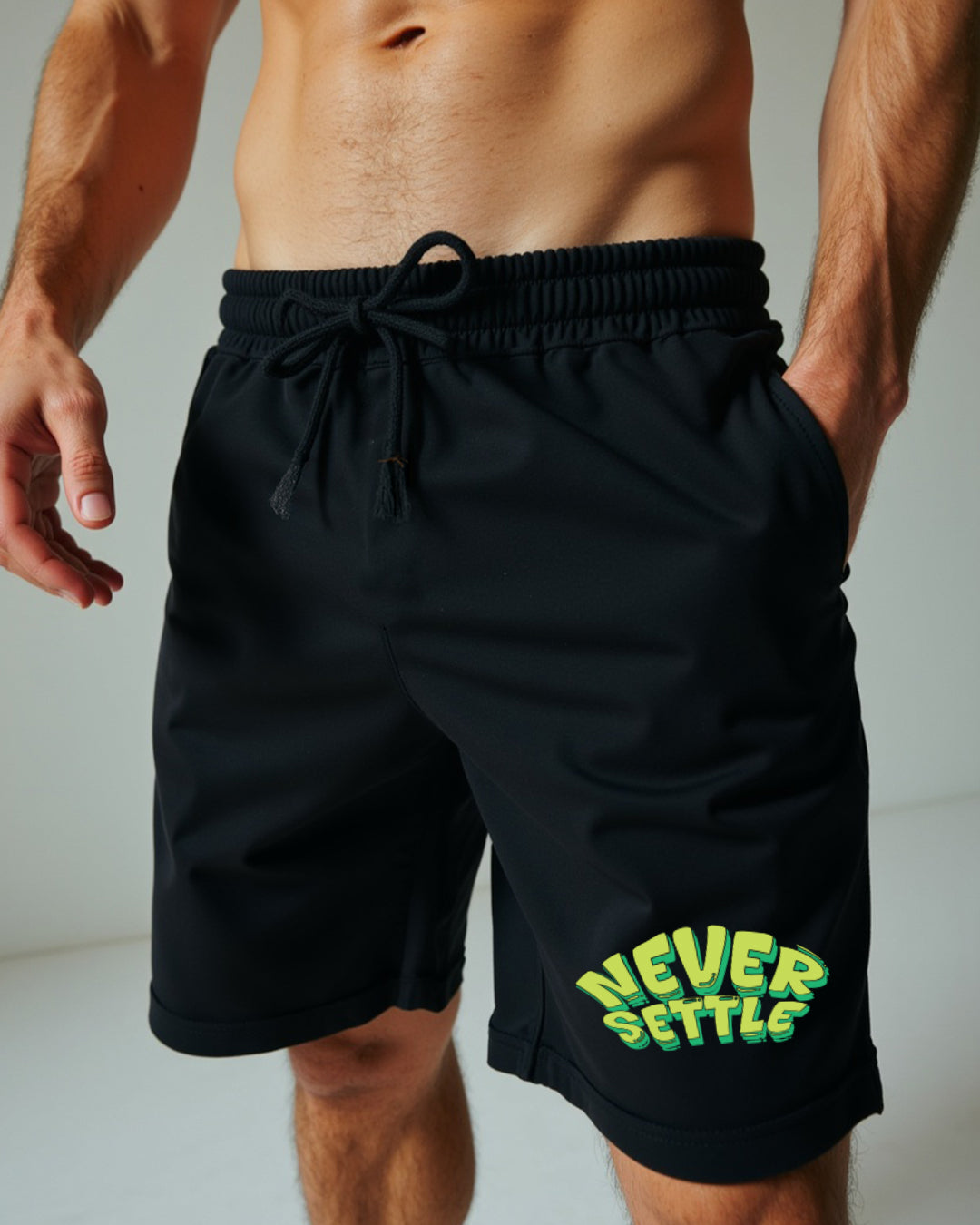 Never Settle Men Shorts