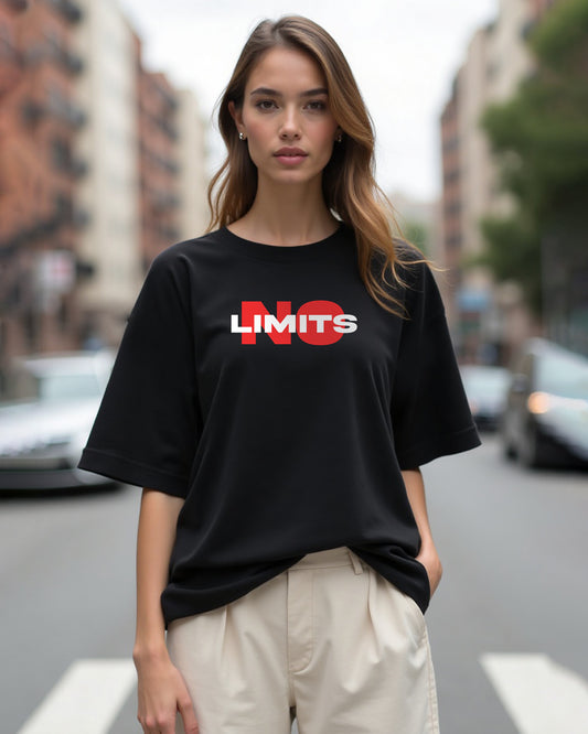 No Limits Oversized Women Tshirt
