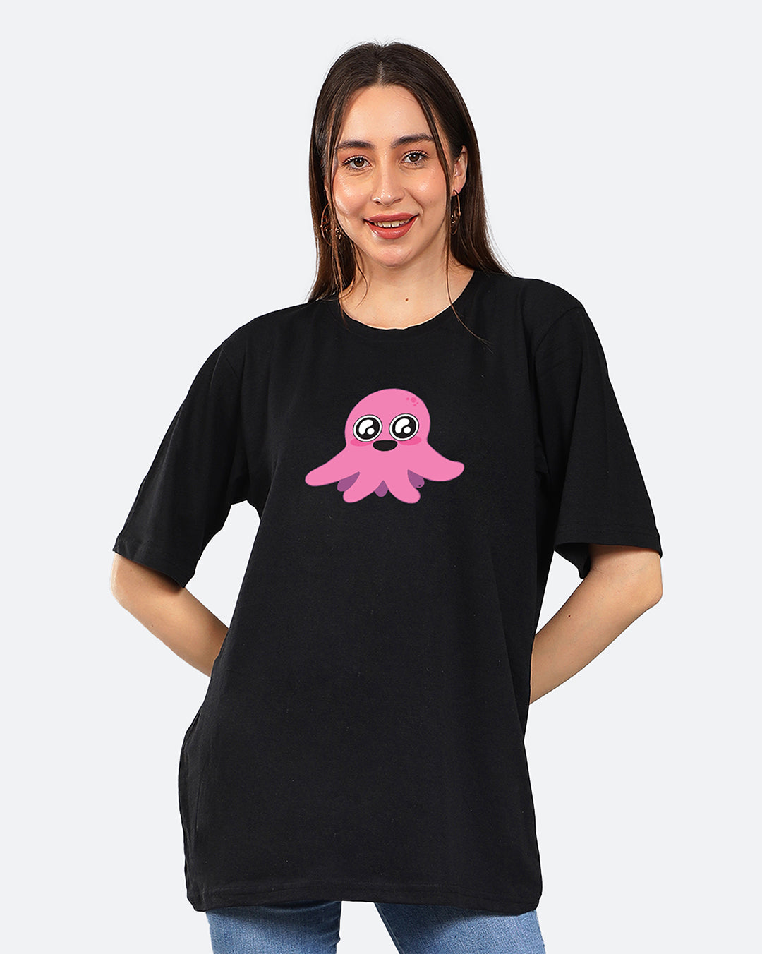 Octopus Oversized Women Tshirt