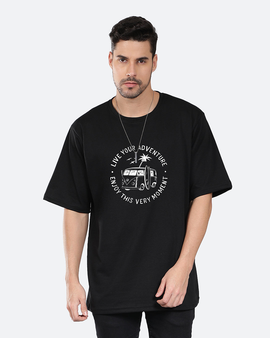 Live In Adventure Oversized Men's Tshirt