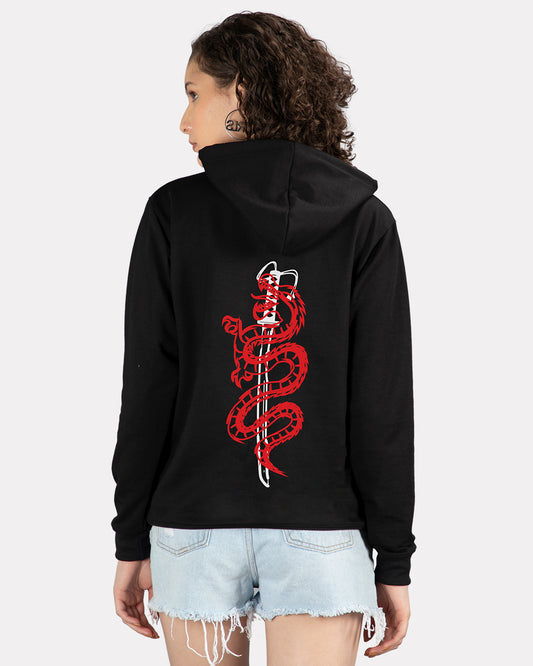 Dragon Sword Women Hoodie