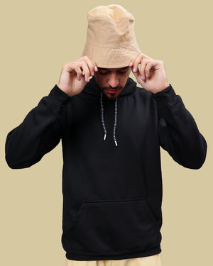 Combo Pack Of 2 | Black Hoodie + Carpenter Cargo