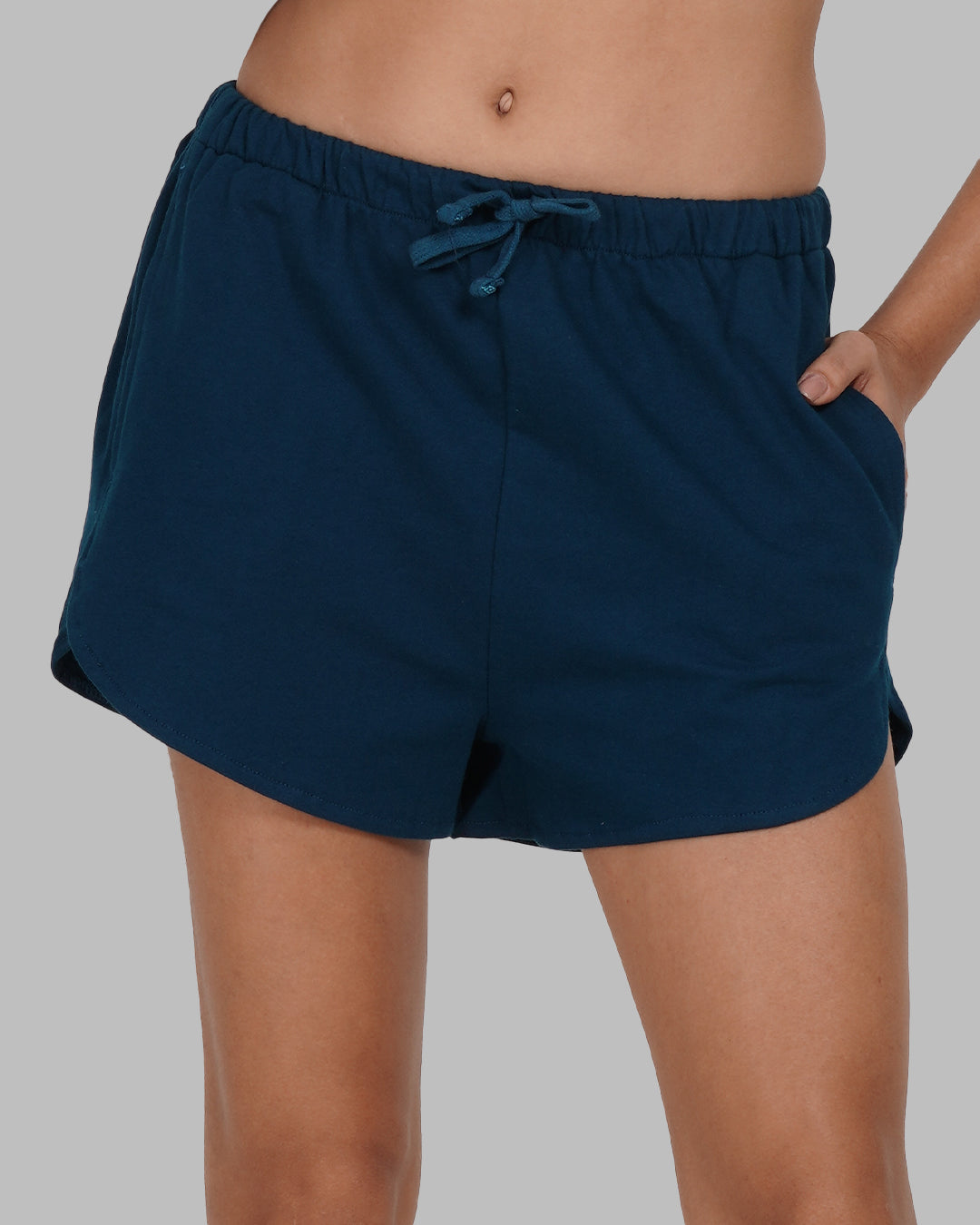 Petroleum Blue Women Shorts