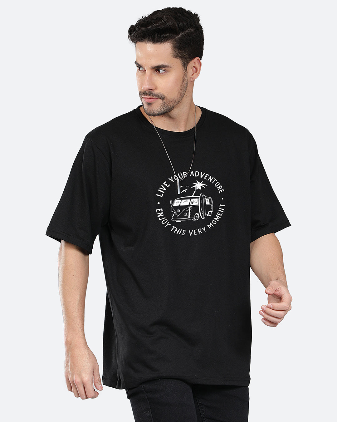 Live In Adventure Oversized Men's Tshirt