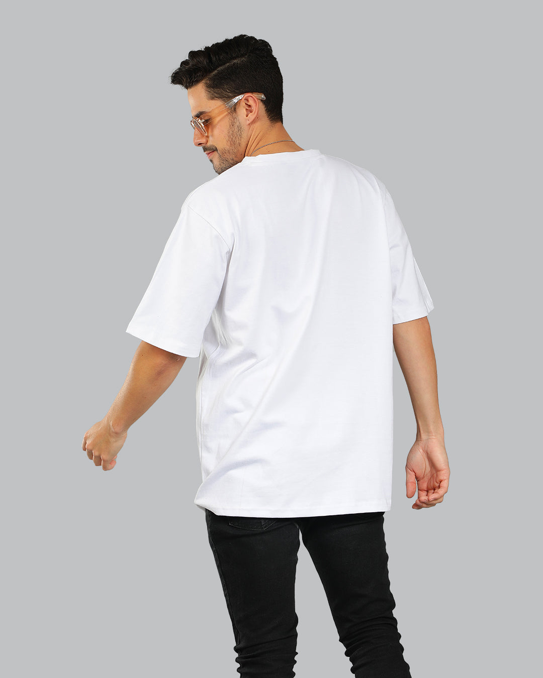 Combo Pack Of 2 | White Oversized T-shirt + Carpenter Cargo
