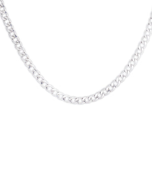 Sphere Link Silver Plated Men's Chain