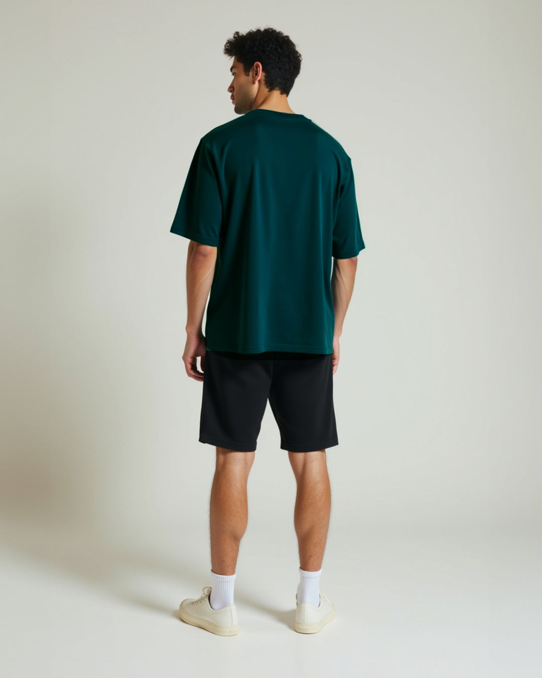 Breathe Teal Blue Oversized Men's Tshirt