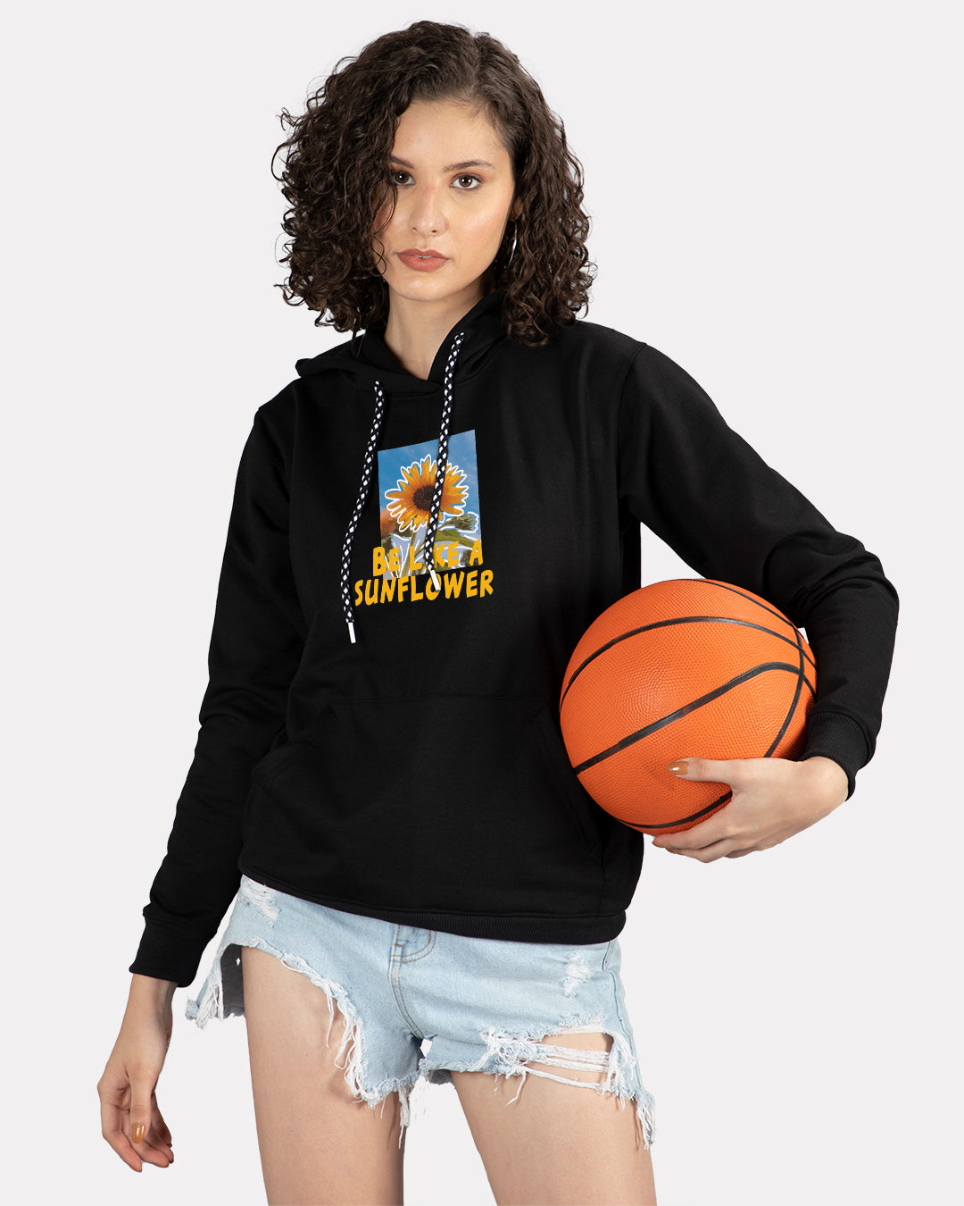 Be Like Sunflower Women Hoodie